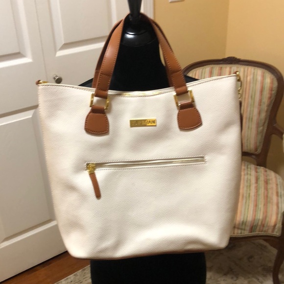 Joy Iman white tote - Picture 1 of 6